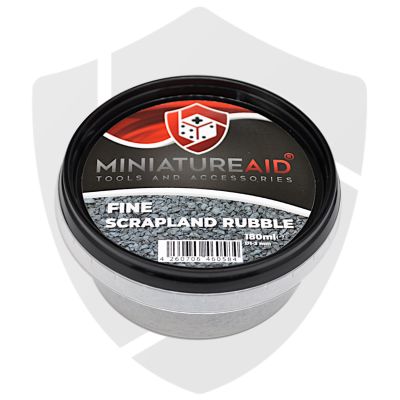 MiniatureAid Fine Scrapland Rubble Dose von oben