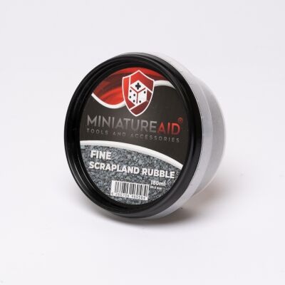 MiniatureAid Fine Scrapland Rubble Dose geöffnet