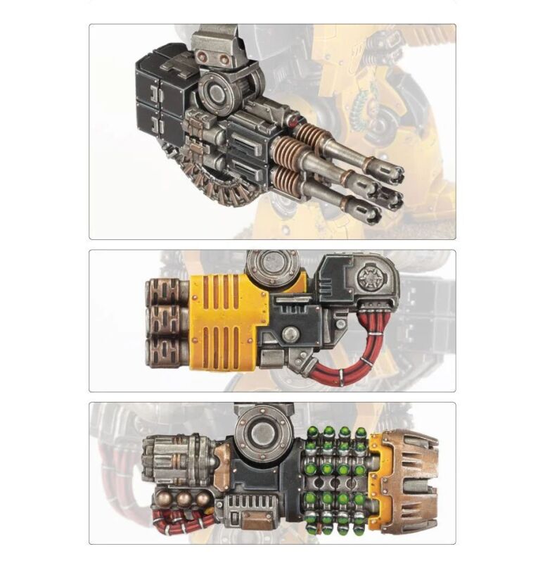 Schußwaffen für Belagerungs-Dreadnought Leviathan