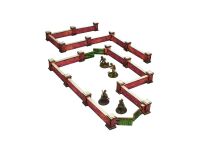 WW2 Normandy Wall w. Gate (low) PREPAINTED Inhalt