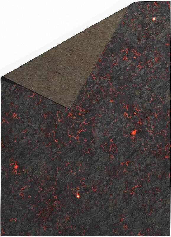 44x60 Double Sided: Hell on Earth And Swamp mit Tragetasche