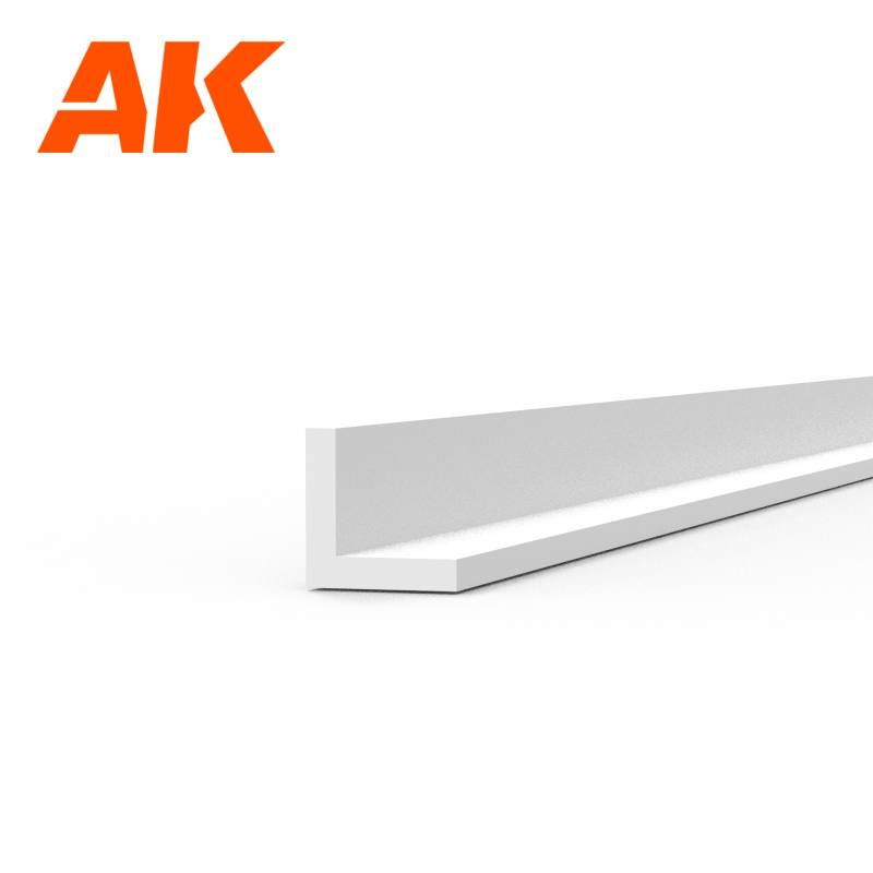 STYRENE STRIP - Angle - 1,5x1,5x350mm (4 Strip)