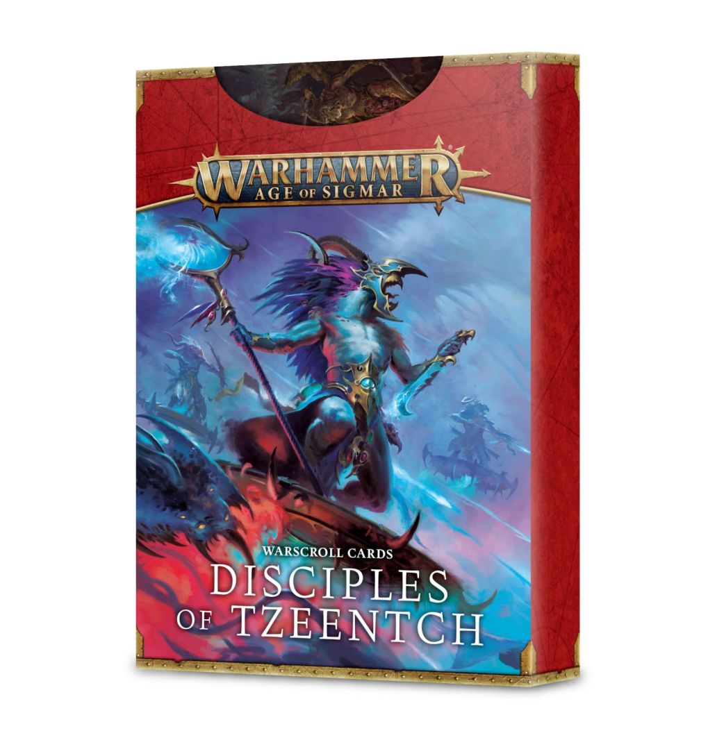 Warscroll Cards: Disciples of Tzeentch (Englisch)