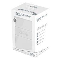 Ultimate Guard Twin Flip`n`Tray 160+ XenoSkin Monocolor Wei&szlig;