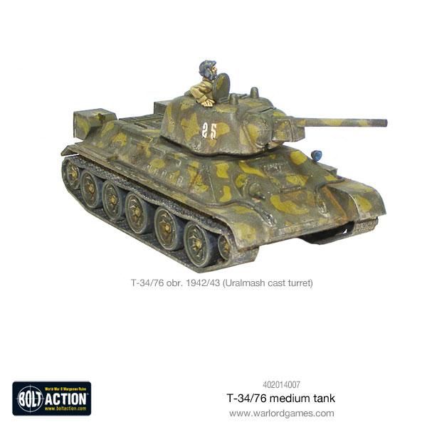 Warlord Games Bolt Action T34//76 Tank