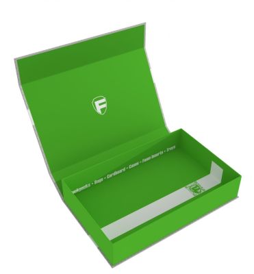 Magnetbox Half-Size grün 55mm (leer)