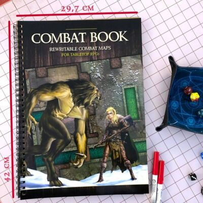 Combat Book - Rewritable Combat Maps for Tabletop RPGs