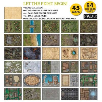 Combat Book - Rewritable Combat Maps for Tabletop RPGs