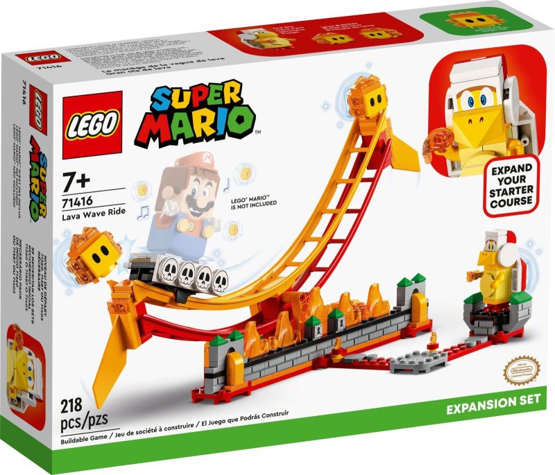 LEGO Super Mario - 71416 Lavawelle-Fahrgeschäft - Erweiterungsset