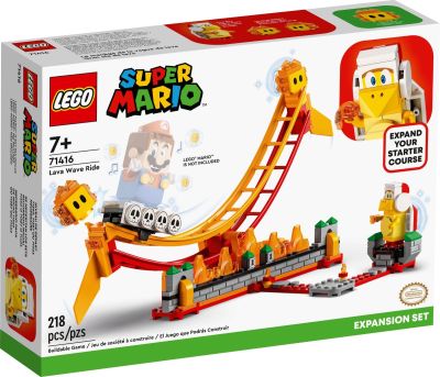 LEGO Super Mario - 71416 Lavawelle-Fahrgesch&auml;ft - Erweiterungsset Verpackung Front