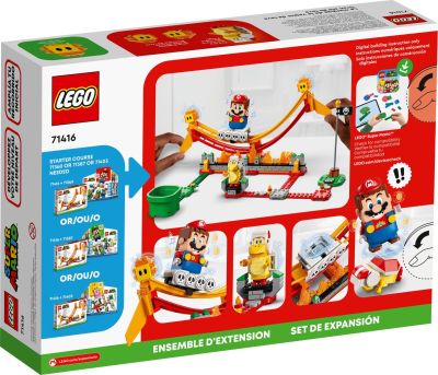 LEGO Super Mario - 71416 Lavawelle-Fahrgesch&auml;ft - Erweiterungsset Verpackung R&uuml;ckseite