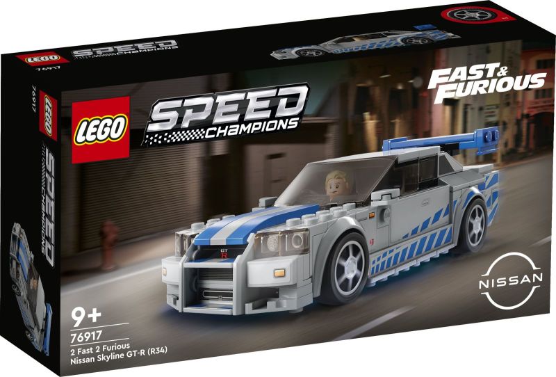 LEGO Speed Champions - 76917 2 Fast 2 Furious – Nissan Skyline GT-R (R34) Verpackung Front