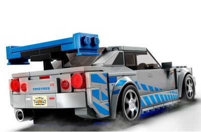 LEGO Speed Champions - 76917 2 Fast 2 Furious &ndash; Nissan Skyline GT-R (R34) Inhalt