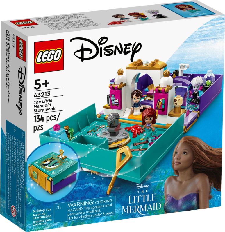 LEGO Disney Princess - 43213 Die kleine Meerjungfrau – Märchenbuch Verpackung Vorderseite