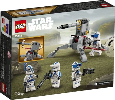 LEGO Star Wars - 75345 501st Clone Troopers Battle Pack Verpackung R&uuml;ckseite