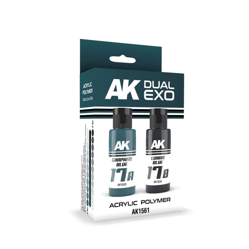 Graphite Blue & Lunar Blue Dual Exo Set (2x60ml)