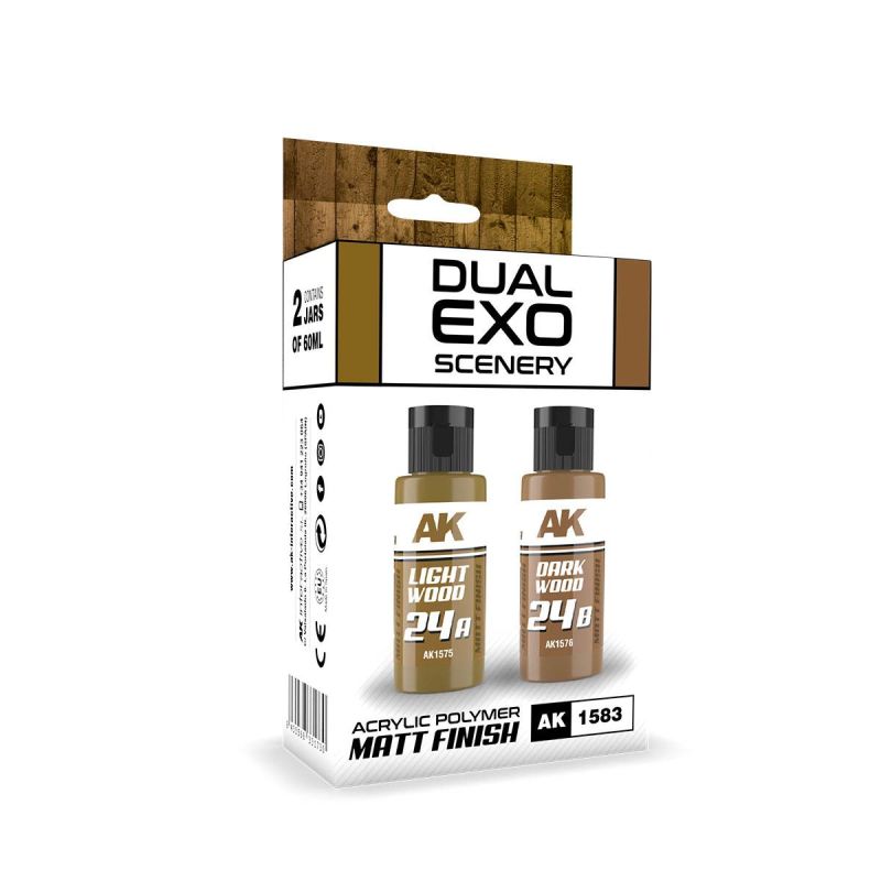 Light Wood & Dark Wood Dual Exo Set (2x60ml)