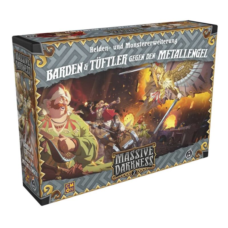 Massive Darkness 2: Barden & Tüftler gegen den Metallengel verpackung vorderseite