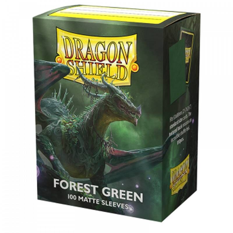 Dragon Shield Standard Matte Sleeves - Forest Green (100 Sleeves)