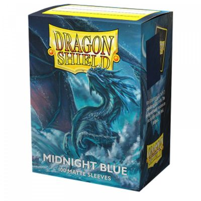 Dragon Shield Standard Matte Sleeves - Midnight Blue (100...