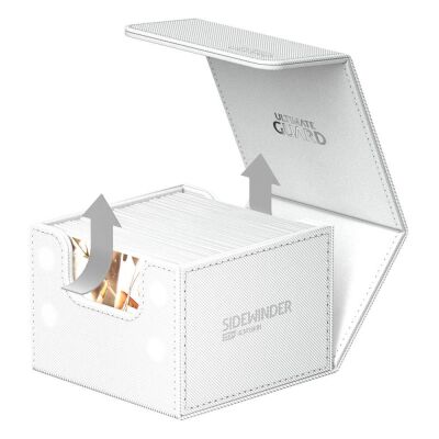 Ultimate Guard Sidewinder 133+ XenoSkin Monocolor Wei&szlig;