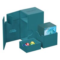 Ultimate Guard Flip`n`Tray 80+ XenoSkin Monocolor Petrolblau