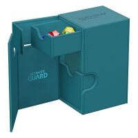 Ultimate Guard Flip`n`Tray 80+ XenoSkin Monocolor Petrolblau