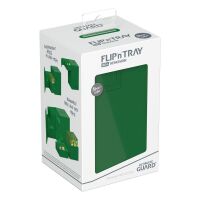 Ultimate Guard Flip`n`Tray 80+ XenoSkin Monocolor Gr&uuml;n