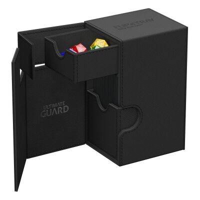 Ultimate Guard Flip`n`Tray 80+ XenoSkin Monocolor Schwarz