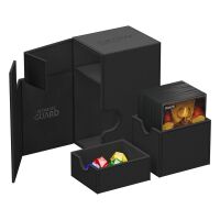 Ultimate Guard Flip`n`Tray 80+ XenoSkin Monocolor Schwarz