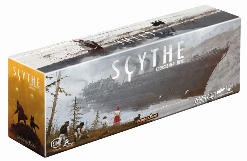 Scythe: Kolosse der Lüfte-Erweiterung Verpackung Vorderseite