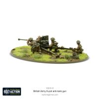 British Army 6 Pounder Anti Tank Gun