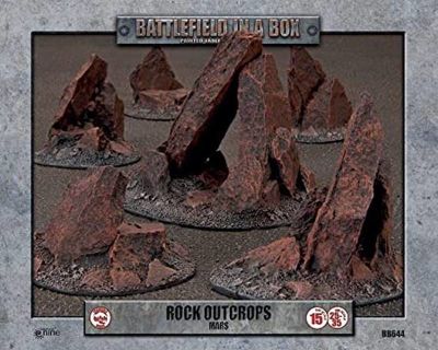 Battlefield in a Box - Rock Outcrops - Mars