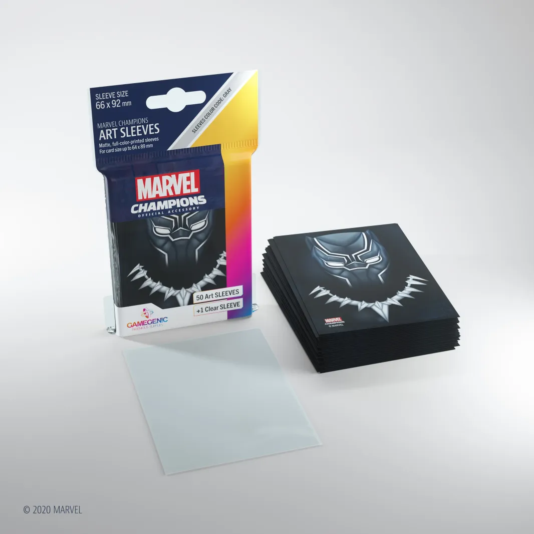 Marvel Champions art sleeves: Black Panther