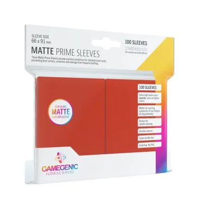 Matte PRIME Sleeves Red