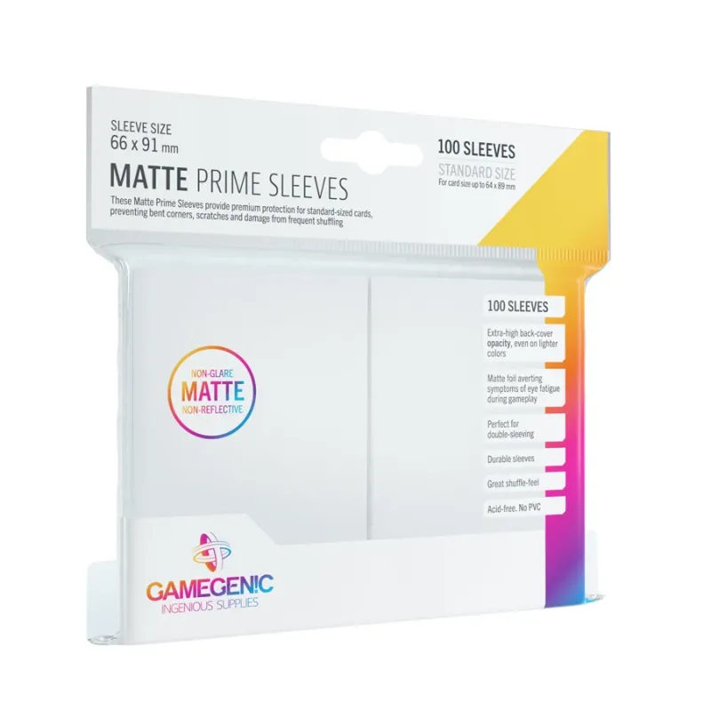 Matte PRIME Sleeves White