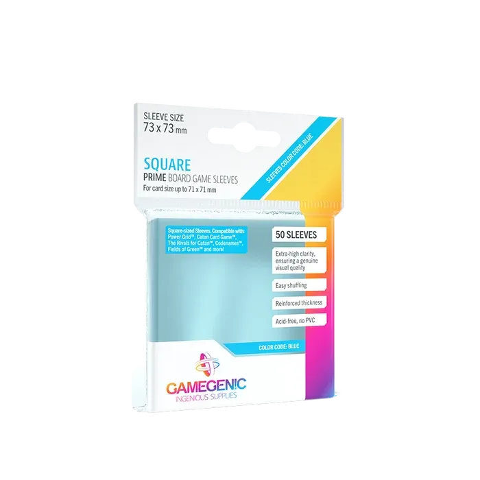 PRIME Square-Sized Sleeves 73 x 73 mm