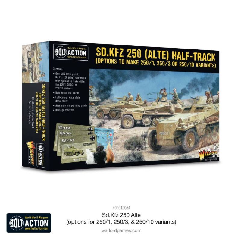 Sd.Kfz 250/1 (Alte) half-track (options to make 250/1, 250/3 or 250/10 variants)
