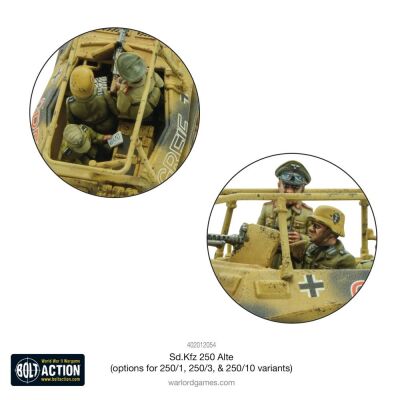 Sd.Kfz 250/1 (Alte) half-track (options to make 250/1, 250/3 or 250/10 variants)
