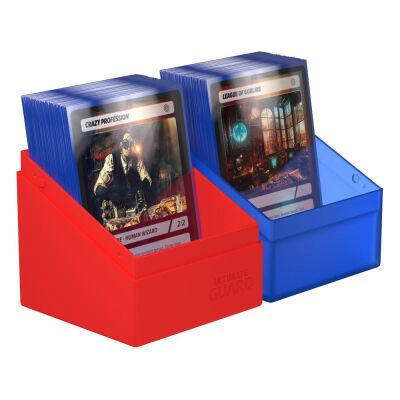 Ultimate Guard Boulder Deck Case 100+ SYNERGY Blau/Rot
