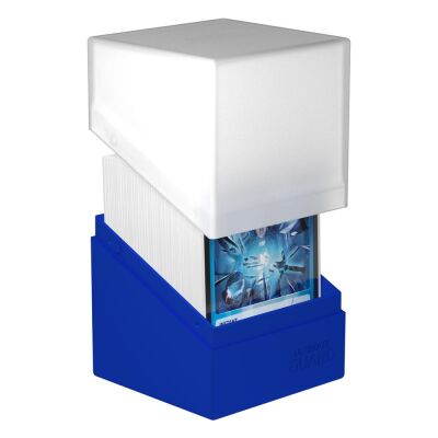 Ultimate Guard Boulder Deck Case 100+ SYNERGY Blau/Wei&szlig;