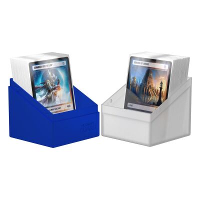 Ultimate Guard Boulder Deck Case 100+ SYNERGY Blau/Wei&szlig;