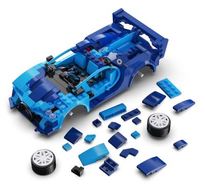 Blue Race Car (325 Teile)