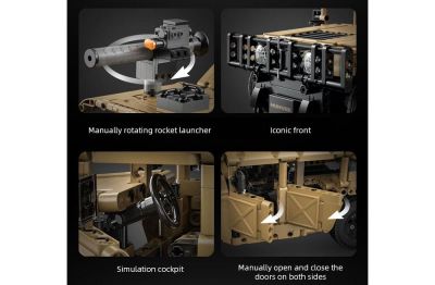 Humvee Off-Roader (628 Teile)