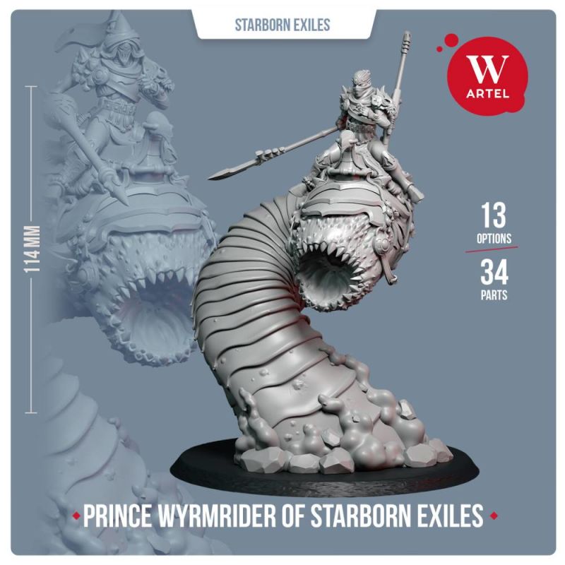 Prince Wyrmrider of Starborn Exiles