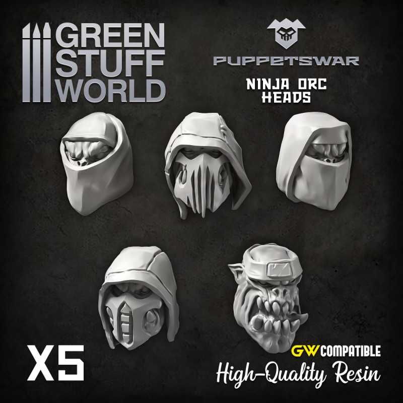 Ninja Orc Heads