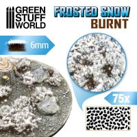Shrubs Tufts - 6mm Frosted Snow - Burnt