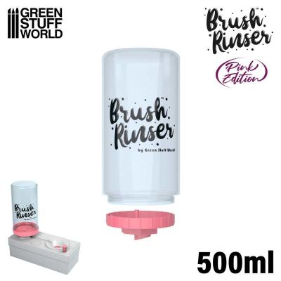 Brush Rinser Bottle (500ml) - Rosa