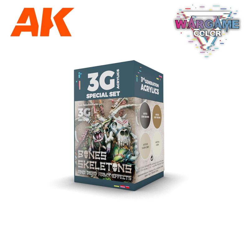 Wargame Color Set Bones And Skeletons (4x17ml)