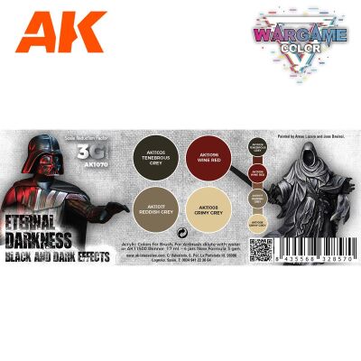 Wargame Color Set Eternal Darkness (4x17ml)
